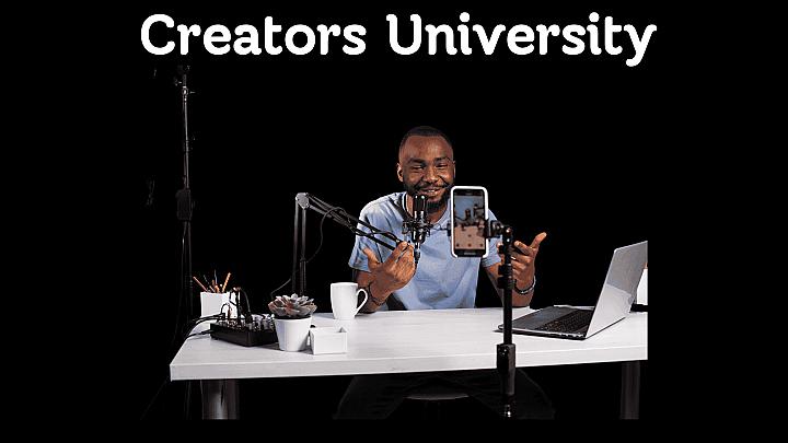  Creators University banner