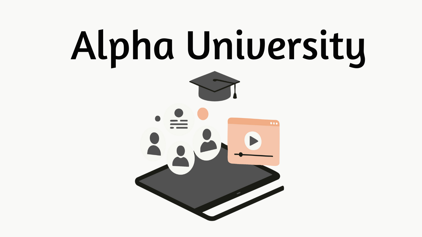 Alpha University intro banner